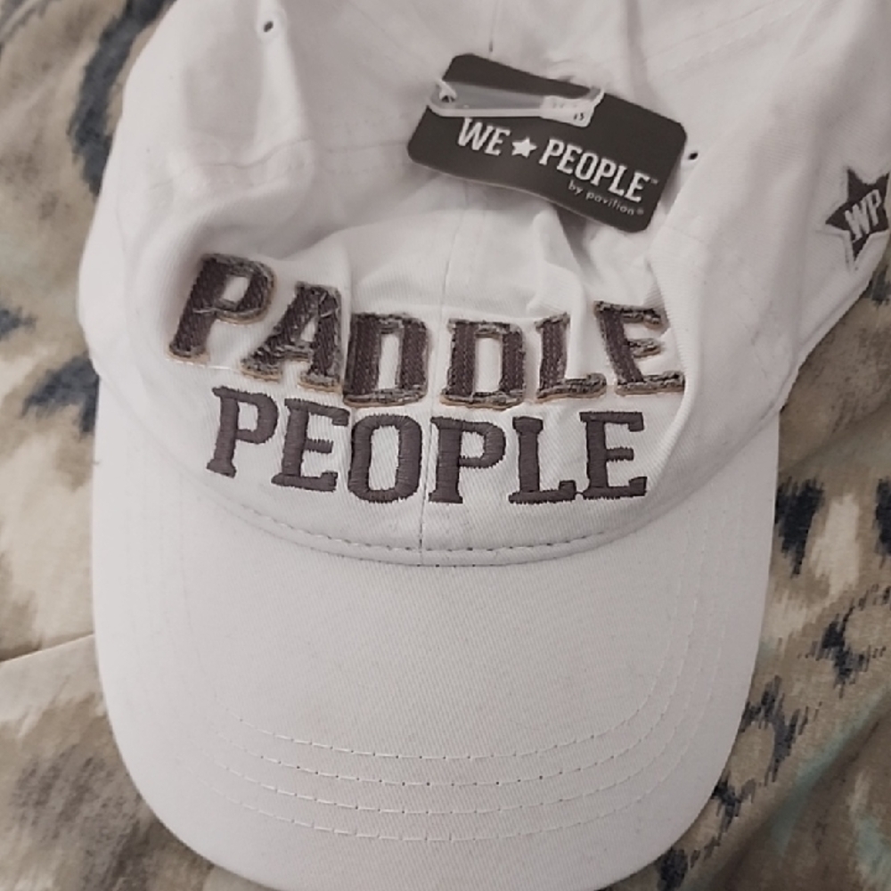 White Paddle People Cap